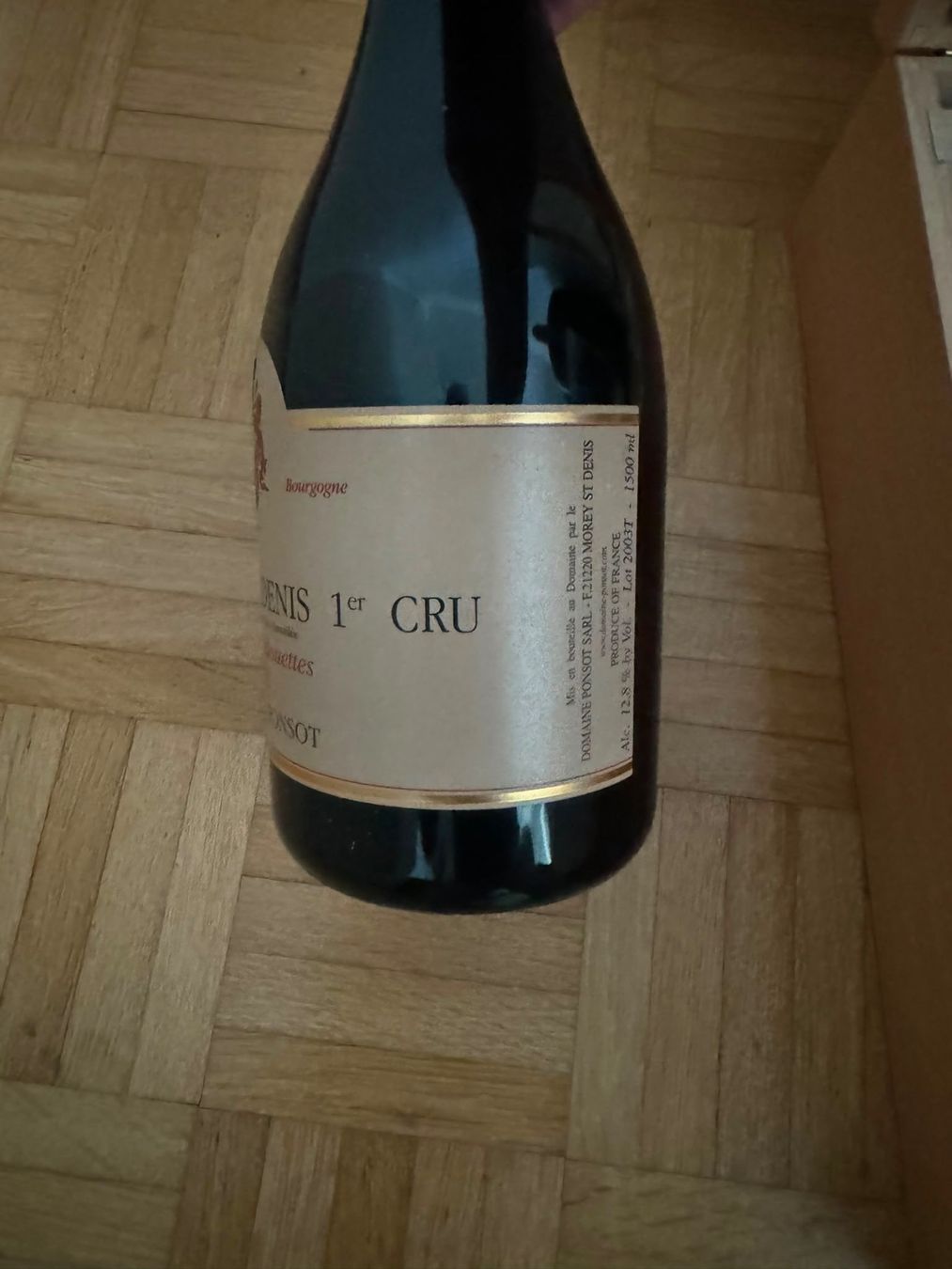 Wein: 1 Fl. Morey St. Denis 2003 MG 1.5L – Gebraucht aus Dietikon von Nesh 2