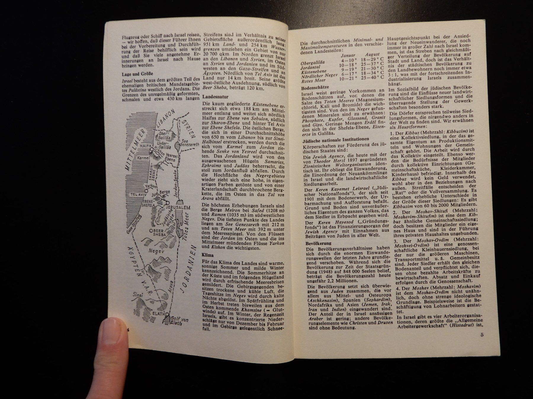 Libri: Reiseführer Israel Polyglott 1964 Vintage – Usato da Erstfeld venduto da Mario_boe0 3