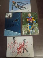 Sport-Mix Set - 4 signierte Autogrammkarte