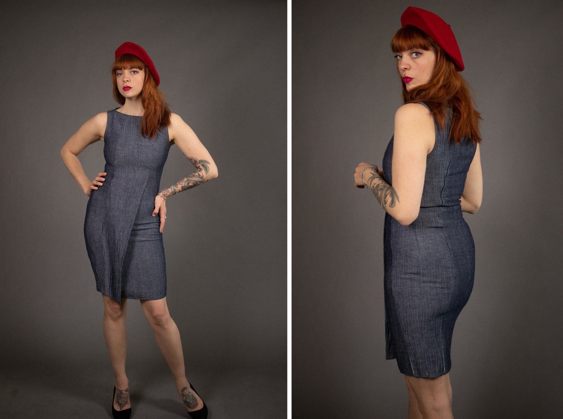 Akris Kleider: Grauer AKRIS Linenkleid - Gr. S – Gebraucht aus Hombrechtikon von BAZ-Vintage