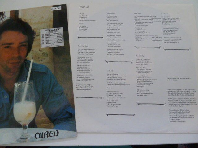 Schallplatten: Steve Hackett - Cured  (VG++ bis NM) – Gebraucht aus Au ZH von sikoku 2