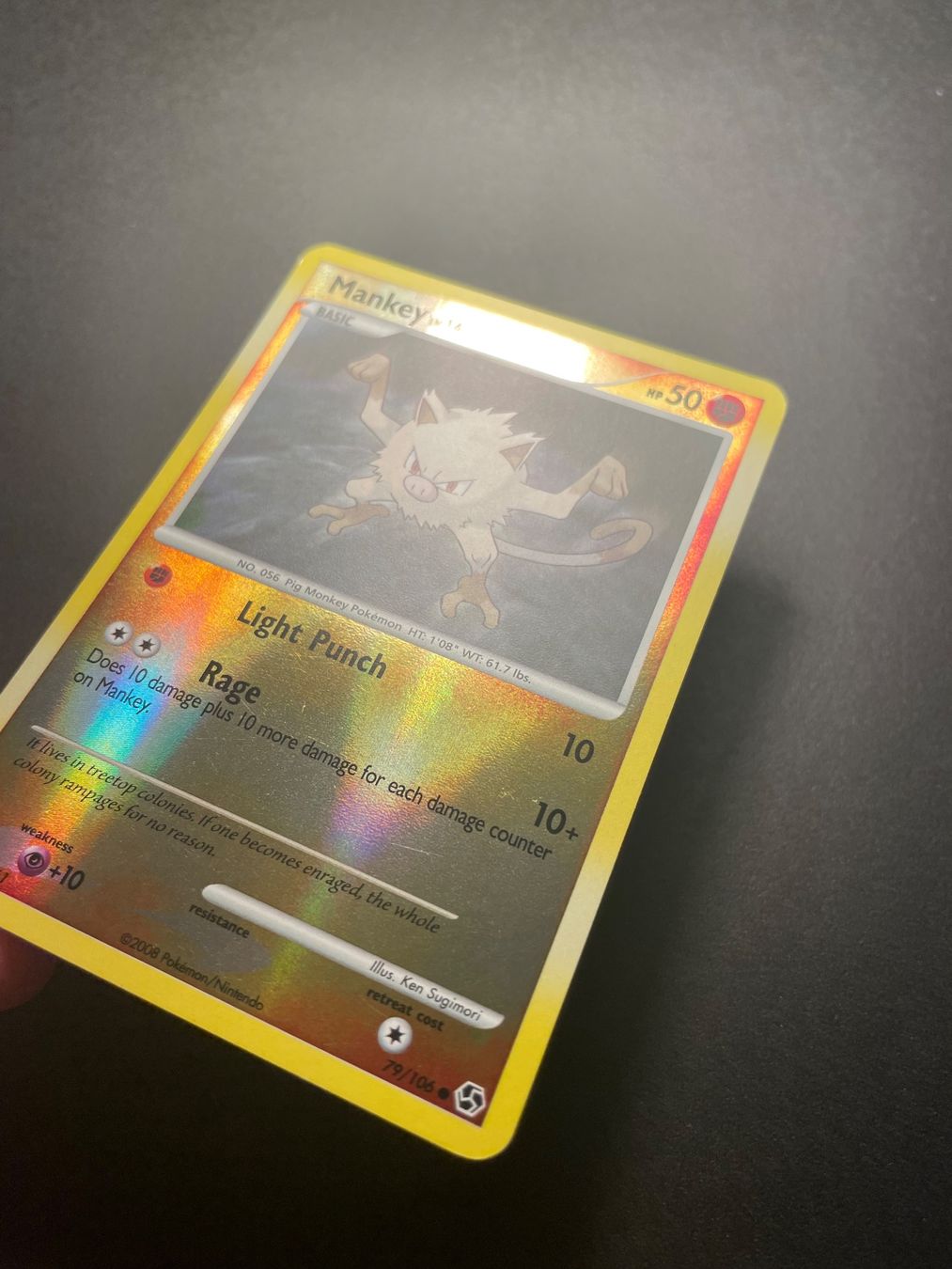 Pokémon Carte collezionabili: Mankey #79/106 Great Encounters REVERSE HOLO – Usato da Zürich venduto da pokemon_cards 1