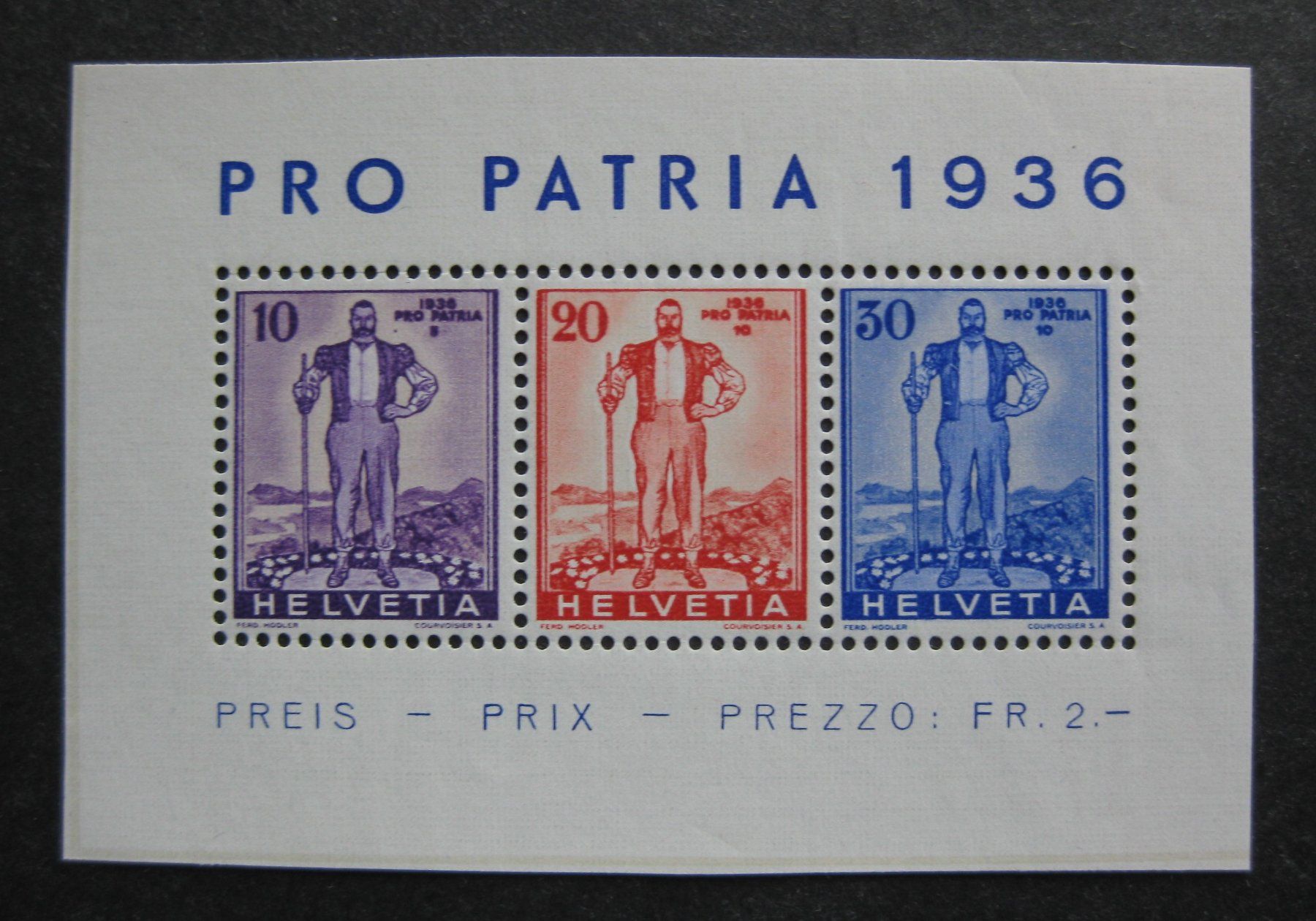 Tutti i francobolli: PP 1936 W8 postfrisch ** – Nuovo (secondo la descrizione) da Frauenfeld venduto da Interessent1