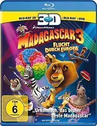 Tutti i DVDs: Madagascar 3 : Flucht durch Europa  3D – Nuovo (secondo la descrizione) da Waldenburg venduto da Gonzo8