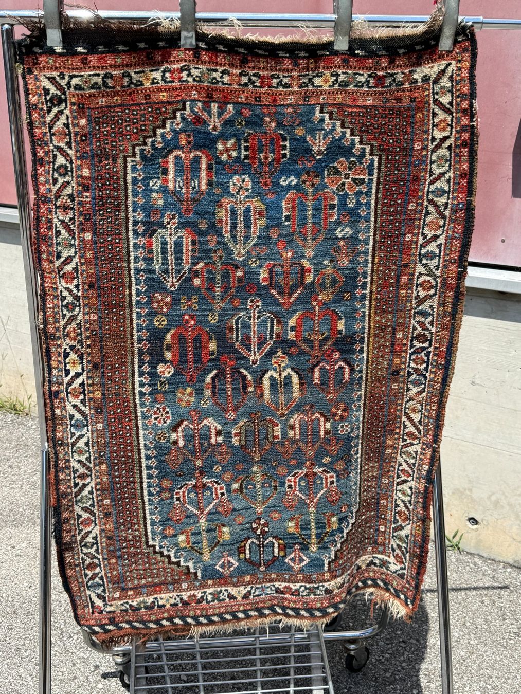 Tappeti: Khamseh antiker Teppich mit wundervollen Farben 117x80cm – Usato da Vacallo venduto da cri_229f