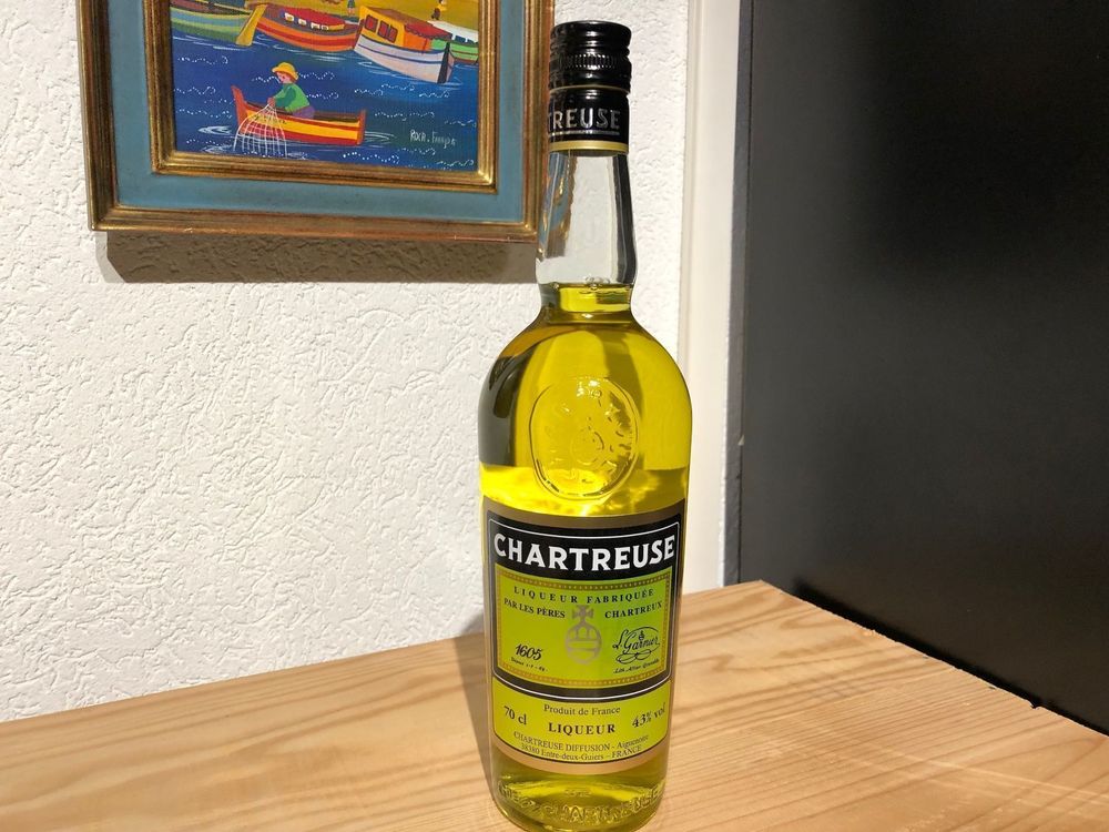 1 Flasche Chartreuse Gelb Liceur 43%