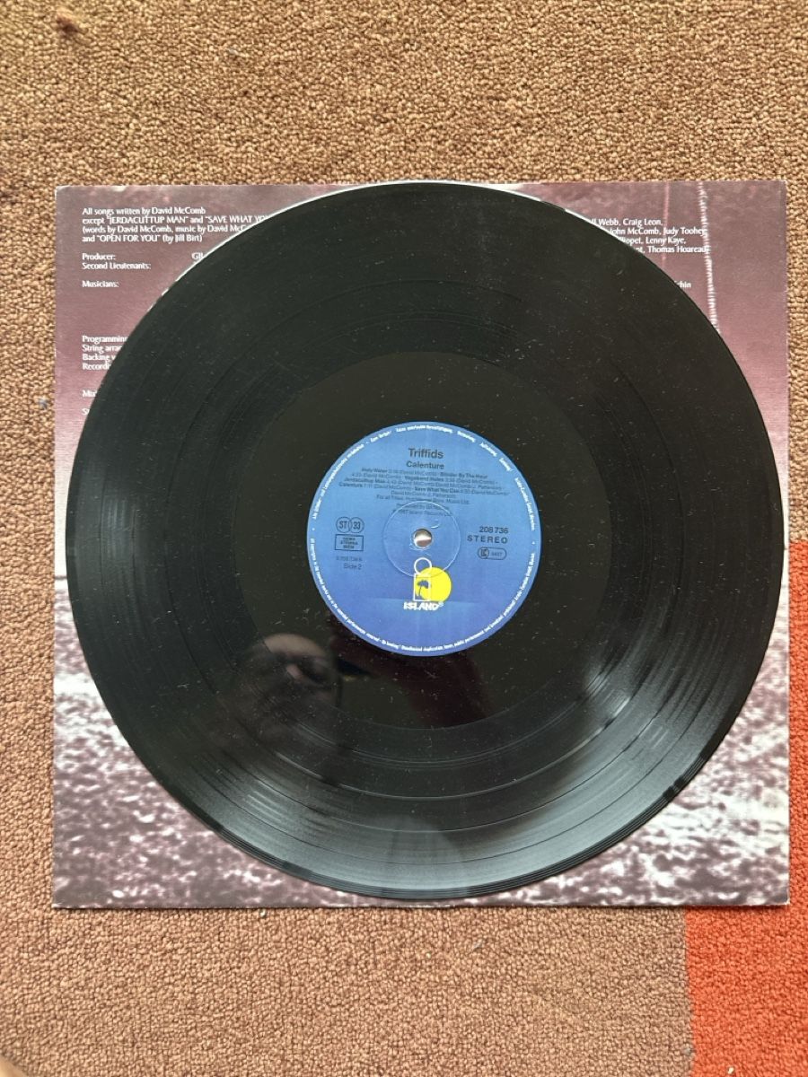 Schallplatten: The Triffids Calenture LP Australie rock – Gebraucht aus Givisiez von My_favorite_shop 2