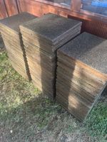 Gartenplatten Waschbeton grau gebraucht 40x40 cm 59 Stück