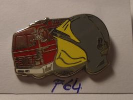 1 Feuerwehr Auto & Helm Pompier Pin (F64)
