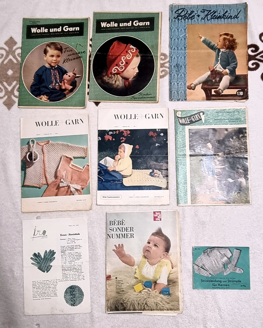 Riviste & Magazine: Vintage-Strickhefte "Wolle und Garn" und andere – Usato da Effretikon venduto da lenalisa63