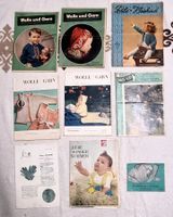 Vintage-Strickhefte "Wolle und Garn" und andere