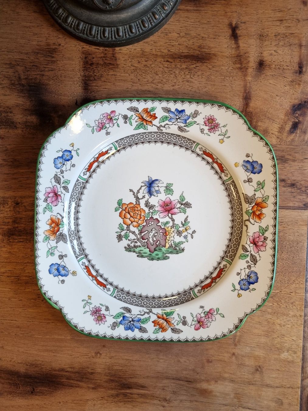 Teller: Copeland Spode Chinese Rose Platte Antik England – Gebraucht aus Scharnachtal von devin03