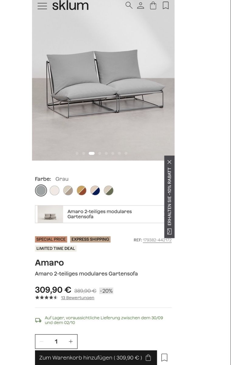 Divani: Balkonmöbel – Usato da Kriens venduto da Pabu3001 2