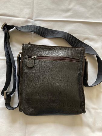 Men cross-body/shoulder leather Pochette EMPORIO ARMANI