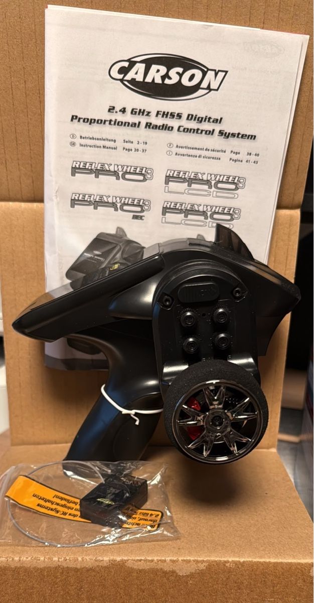 Carson RC Modellbau: Carson Reflex Wheel Pro 3 2.4GHz Transmitter + Receiver – Neu und originalverpackt aus Locarno von mar_z75x 1