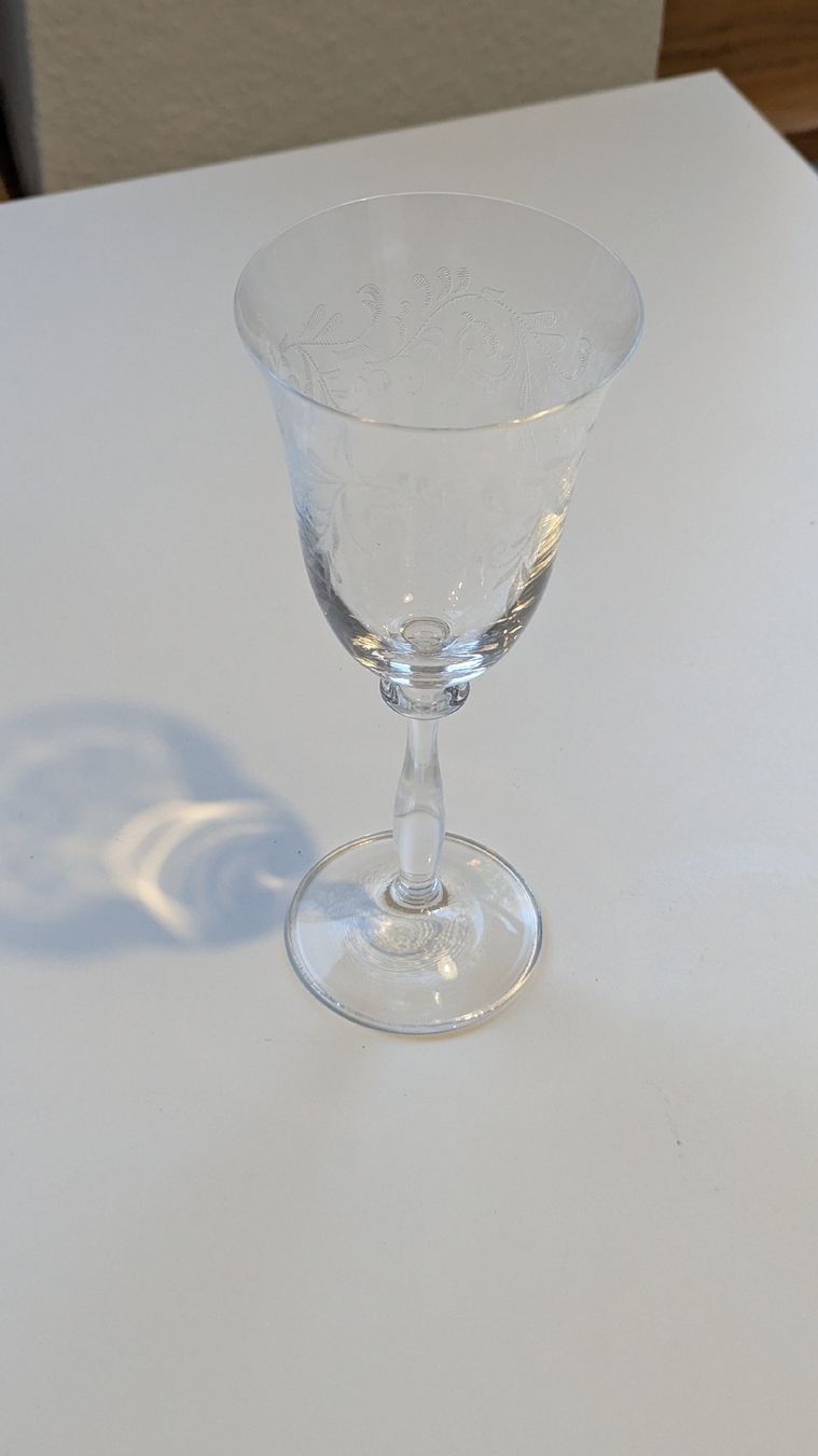 Bicchieri: Set of crystal glasses – Usato da Basel venduto da mhg_99c6