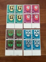1978   PP CH Erstag gest.Viererblock mit Tab  (K184)