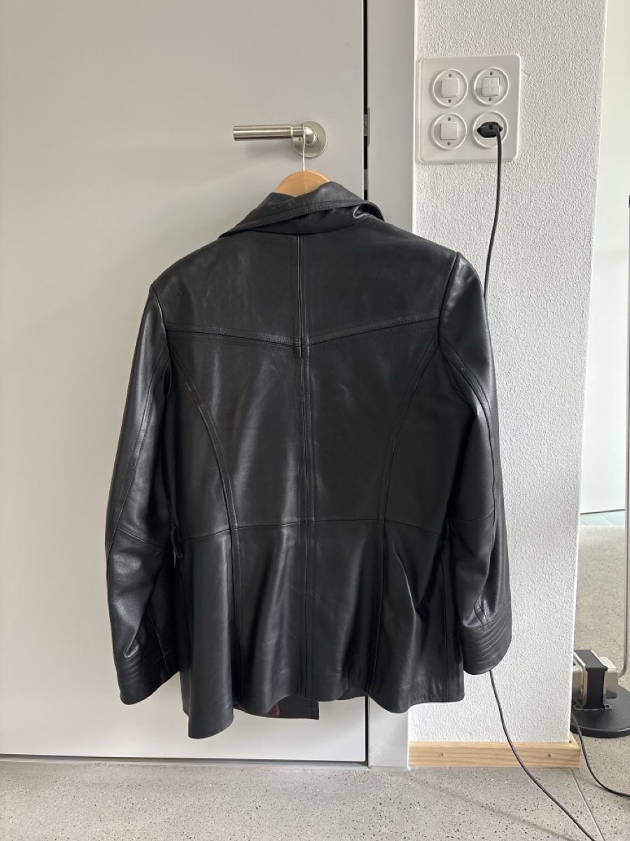 Giacche: Veste en cuir noir  – Usato da Zürich venduto da Manonard 1