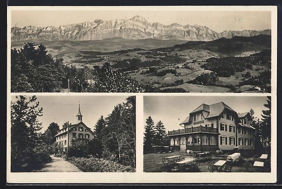Cartoline postali: Kirchberg /SG, St. Iddaburg, Gasthaus, K – Usato da Berlin venduto da bartko-reher