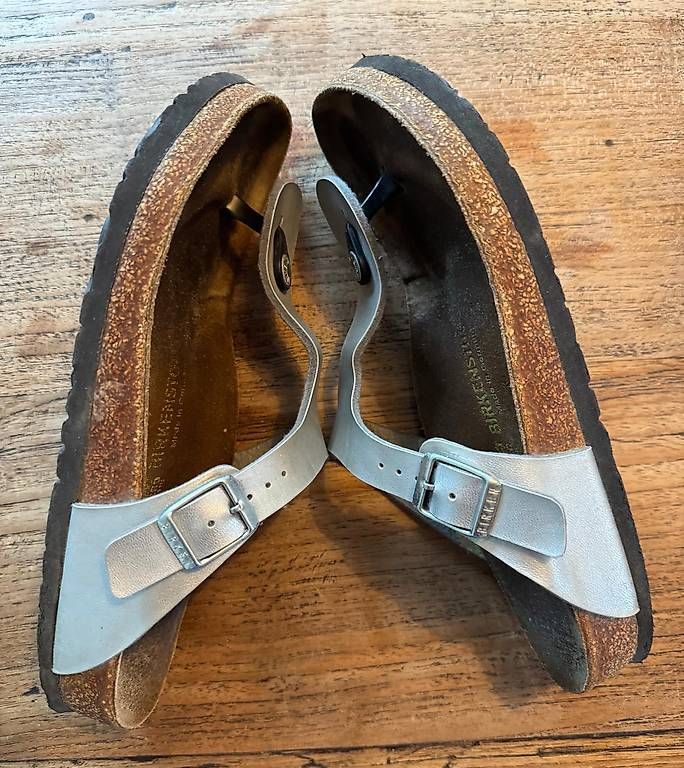 Birkenstock Chaussures femmes: Birkenstock Gizeh Grau. Gr. 39. Weite: Normal. – D'occasion à Zürich par Sunnyflower97 3