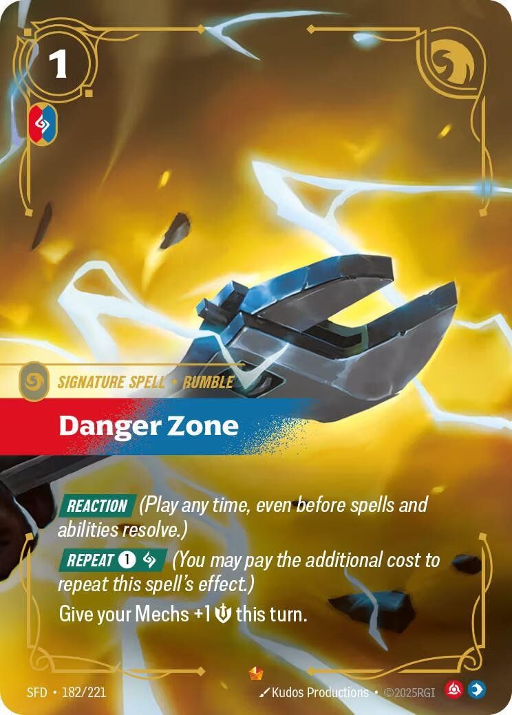 Carte collezionabili: Danger zone - Rifbound – Usato da Genève venduto da EMellau
