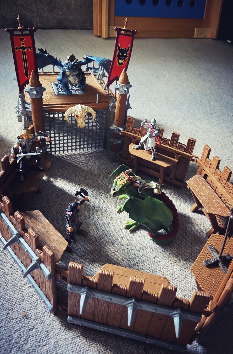 Schleich Giocattoli: Riesiges Schleich Ritterburg / Drachen Set – Usato da Beinwil (Freiamt) venduto da namidamitena 5