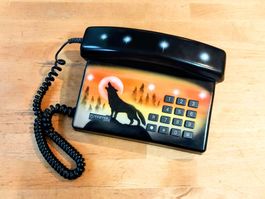 Airbrush Telefon TRITEL ELM 2 Sammlerstück Analogtelefon PTT