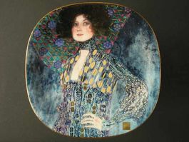 Portrait Emilie Flöge - Gustav Klimt - Lilien Austria