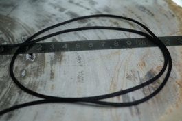 Schmuck Band   Schwar  Kordel  Für Anhänger  Schwarz pro  1m