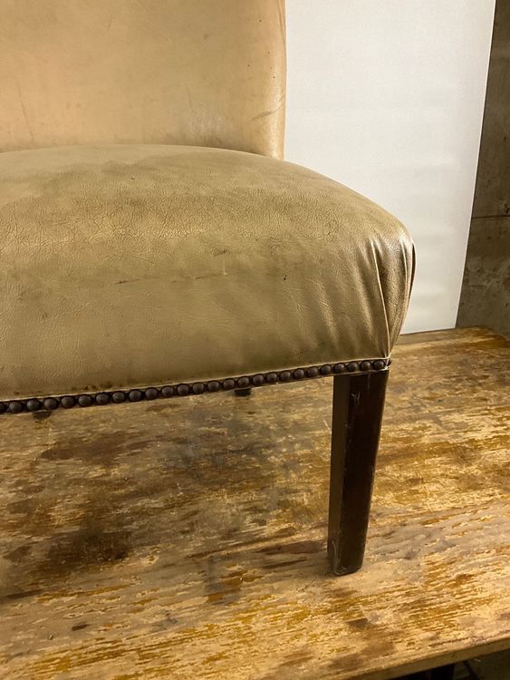 Alter Sessel beige Sitzhöhe 43cm, Lehne 80cm Kaufen auf Ricardo
