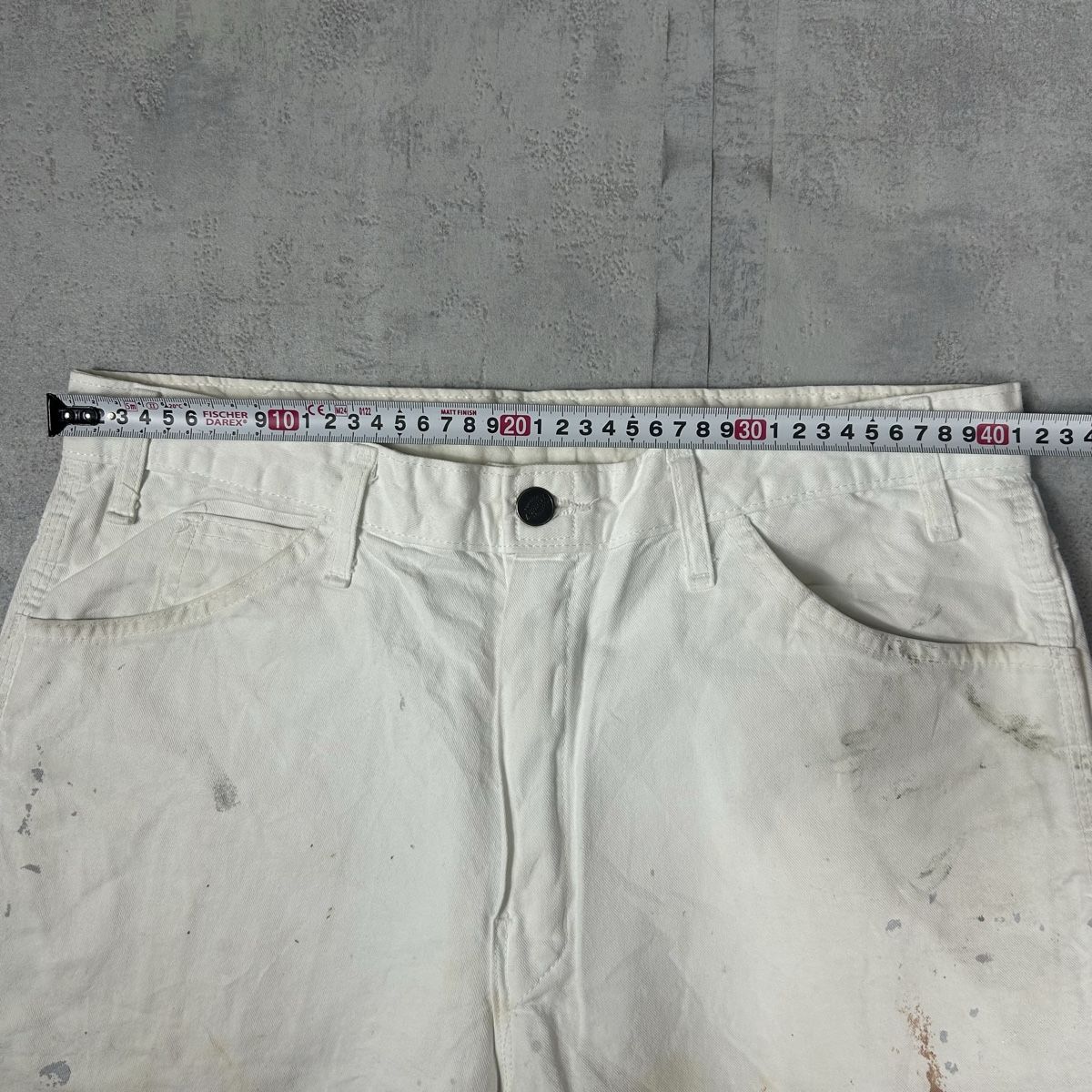 Dickies Jeans: Pantalon de travail / work pants Dickies Blanc - W32 – Nuovo (secondo la descrizione) da Hauterive NE venduto da Leo_o 7