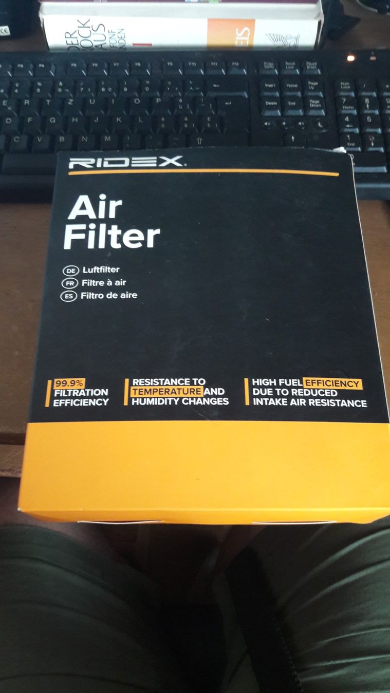 Lüftung: Filtre à air Ridex  Luftfilter 8A0002 – Neu und originalverpackt aus Laufen von Mann455 5
