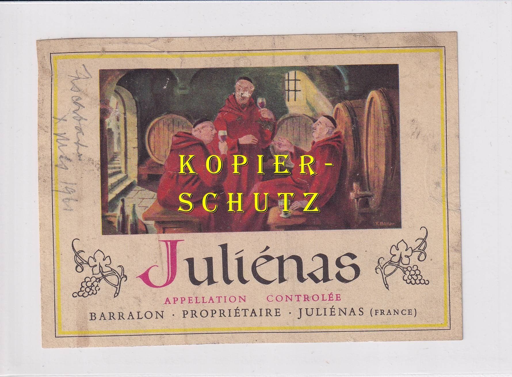 Papiere: Etikette - Juliénas /bd – Gebraucht aus Hombrechtikon von Rudolf07