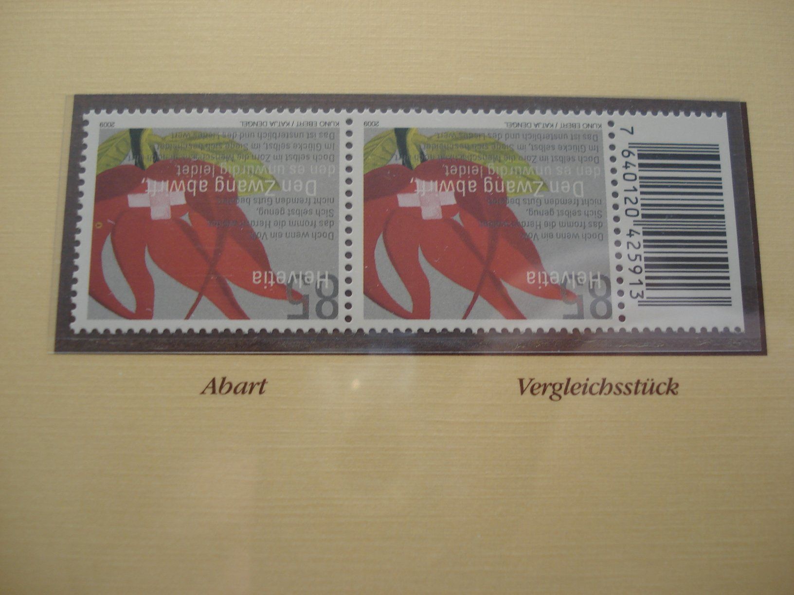 Tutti i francobolli: Abart "Blume Schweiz" 2007 **, Gelber Putzer – Usato da Niederwil AG venduto da morostahu 1