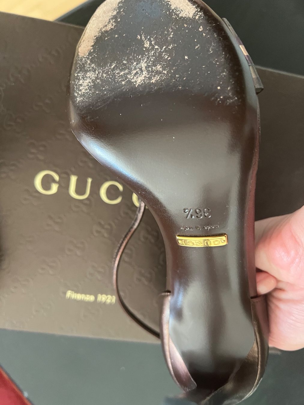 Gucci Scarpe da donna: Gucci sandals brown 36.5 – Usato da Thalwil venduto da 0041angel 2
