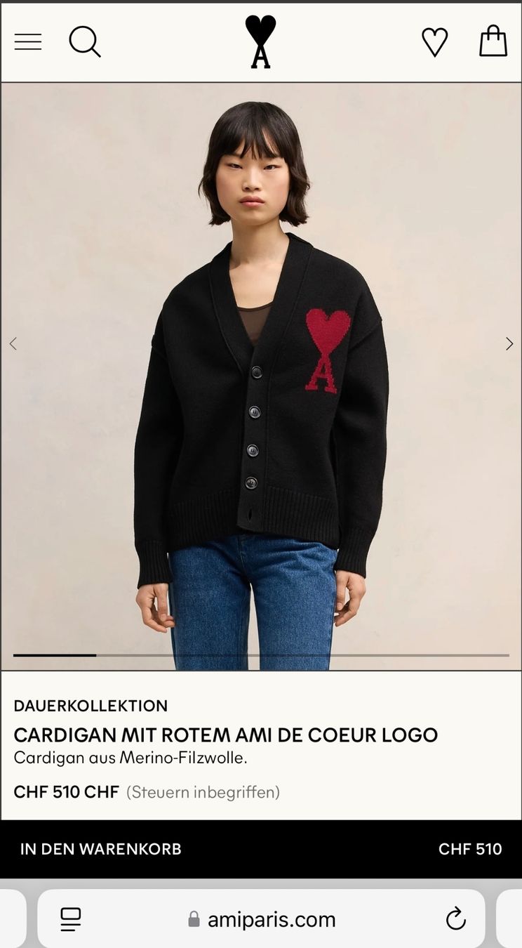 Giacche: ami de Paris Strickjacke – Usato da wallisellen venduto da Niccii