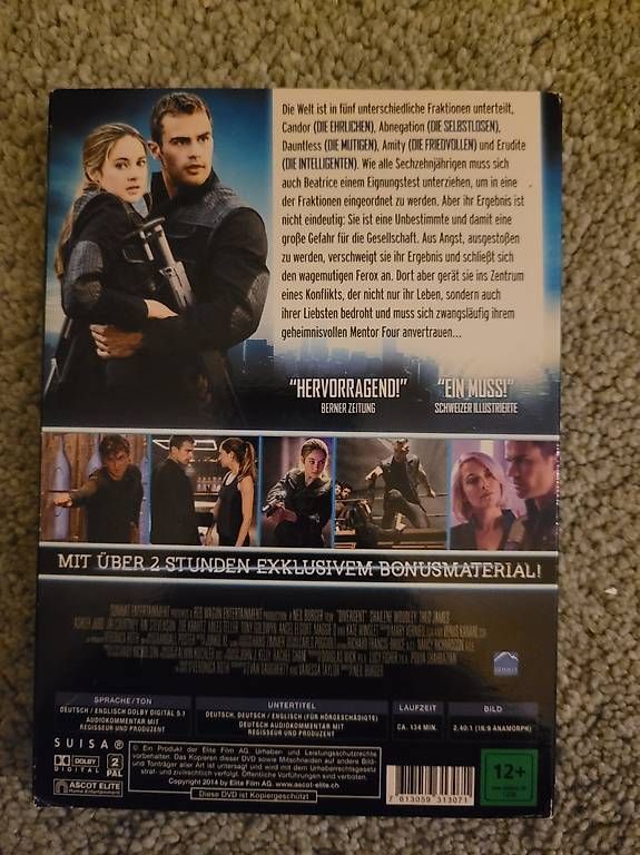 Tutti i DVDs: Divergent DVD – Usato da Uster venduto da cha_xv85 1