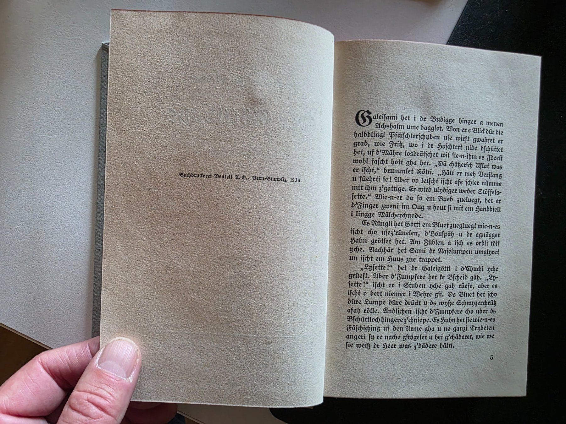 Libri: Hermann Hutmacher - Der Göttibatze - Berndeutsche E. - 1936 – Usato da Walterswil BE venduto da Lonitti 1