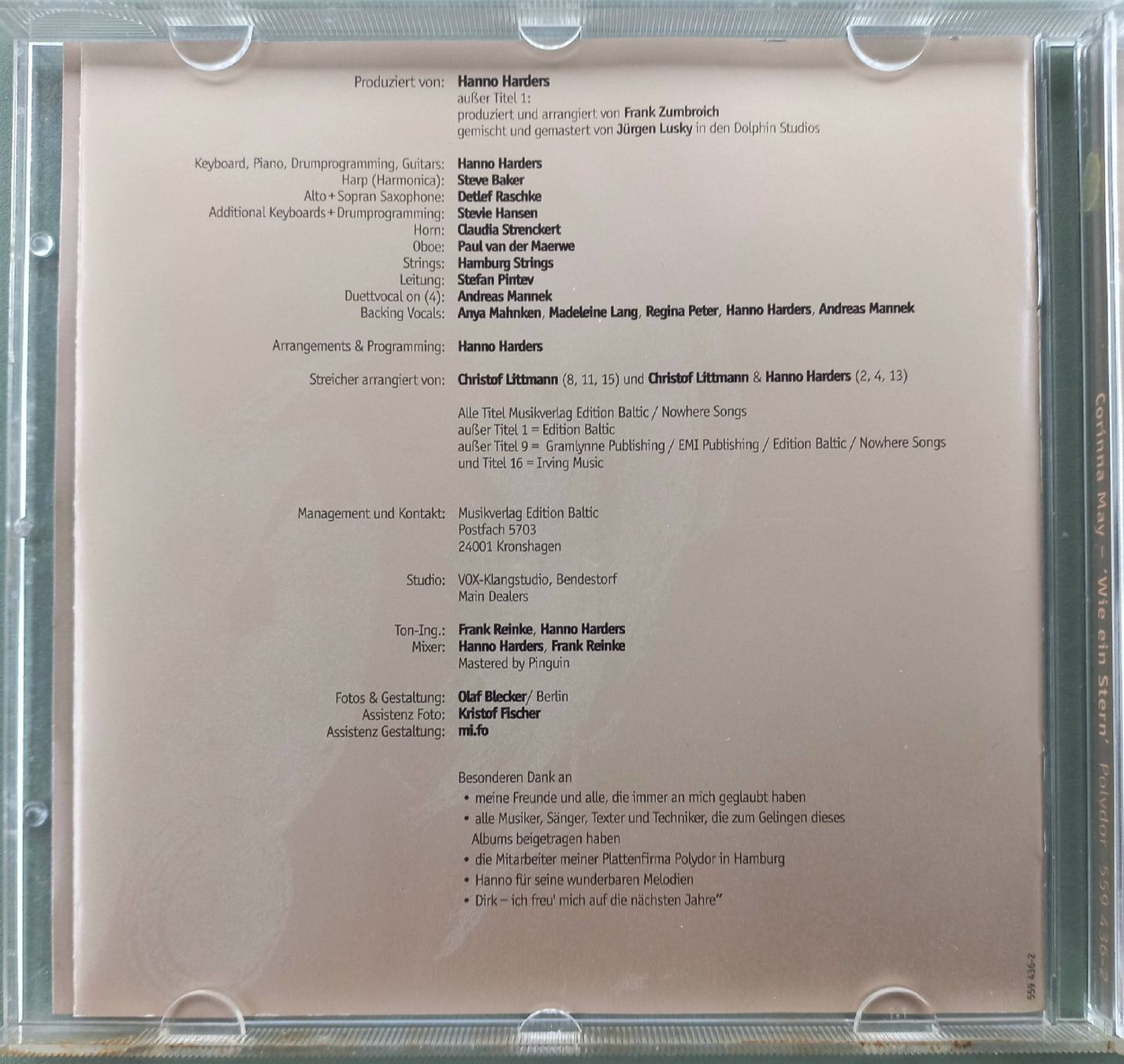 CD: CD - Corinna May - Wie ein Stern – Usato da Niederuzwil venduto da lubimaja 1