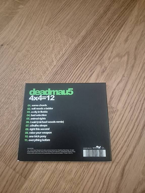 CD: Deadmau5 4x4=12 CD 2010 Version – Usato da Heiden venduto da mal_fcg8