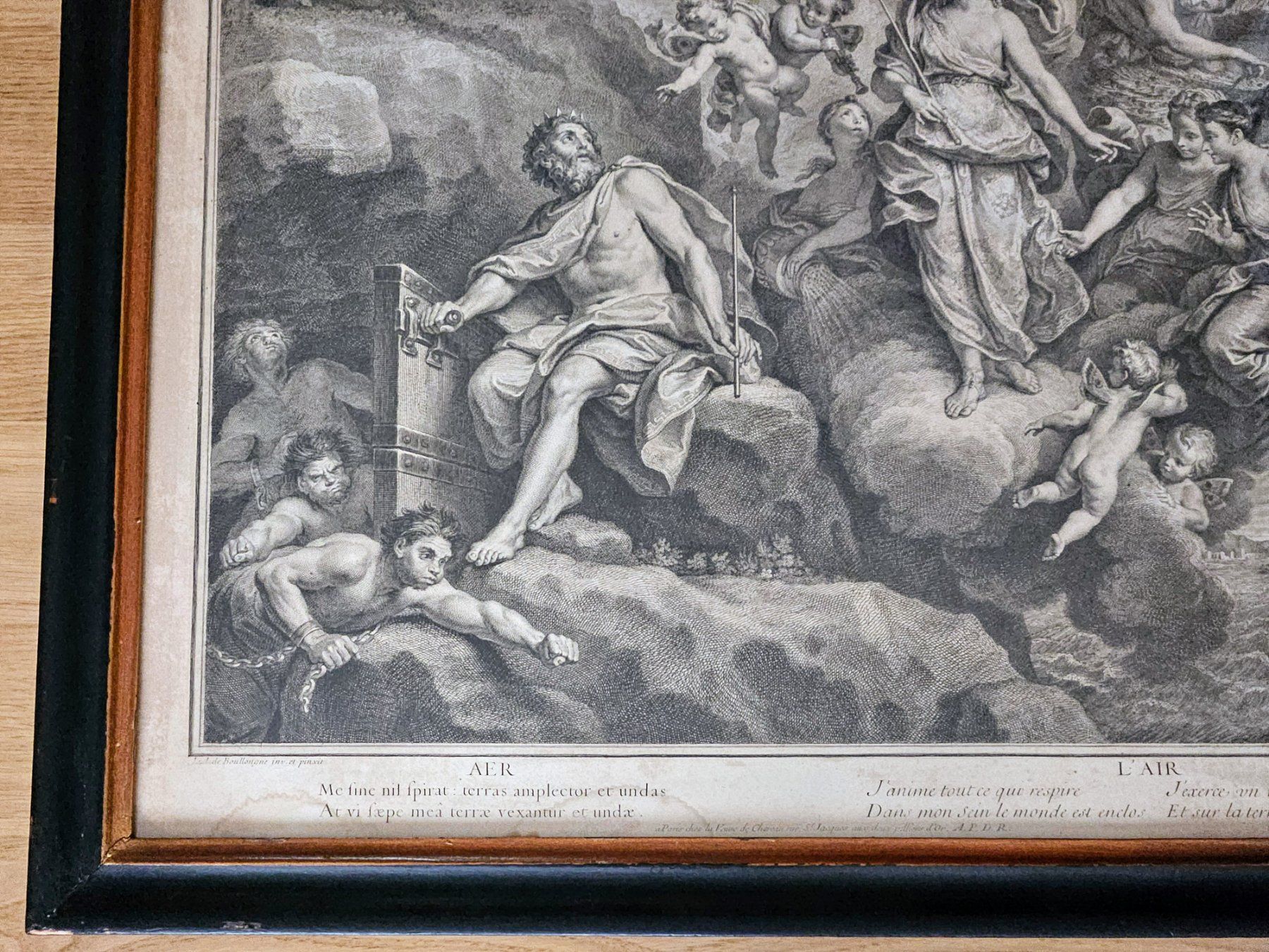 Grafica & Litografie: Die Vier Elemente – Die Luft, 1718, R! – Usato da Lugano venduto da Numisartes 7