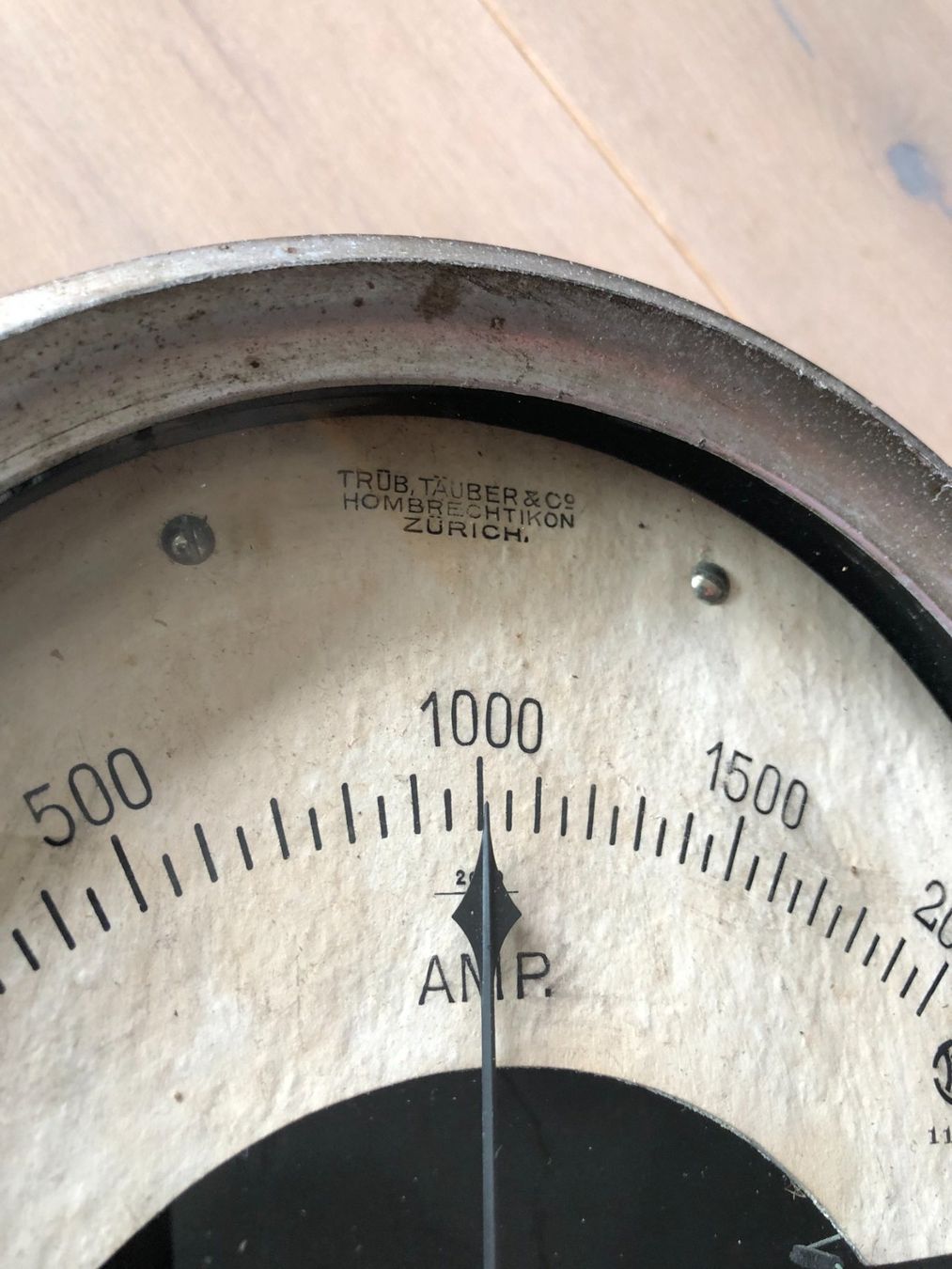 Messen: Antiker Ampere-Messer, bis 2000 Amp. – Gebraucht aus Siebnen von Trans-Am 2