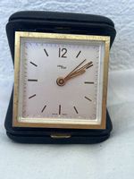 Sehr schöner Imhof Reisewecker, vergoldet, Swiss Made 🕰️