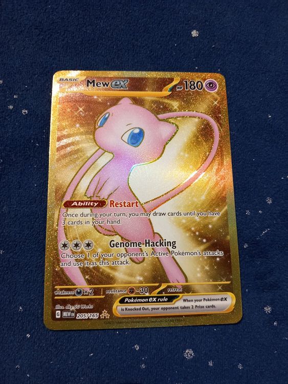 Mew EX GOLD Secret Rare (EN) Mew 151 - 205/165 (Neu (gemäss ...