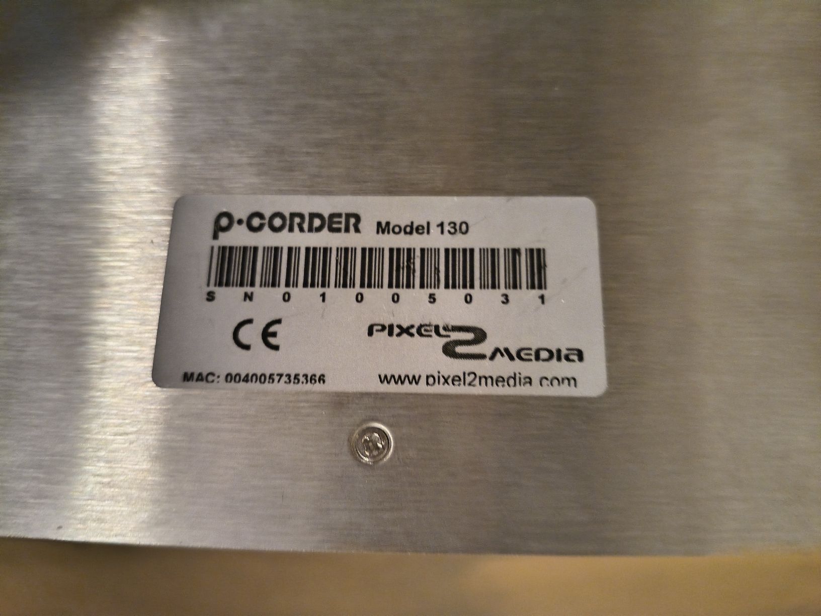 Convertisseurs: P-Corder Model 130 Pixel 2 Media Audio/Video Untested – D'occasion à Zürich par TrainLine 3