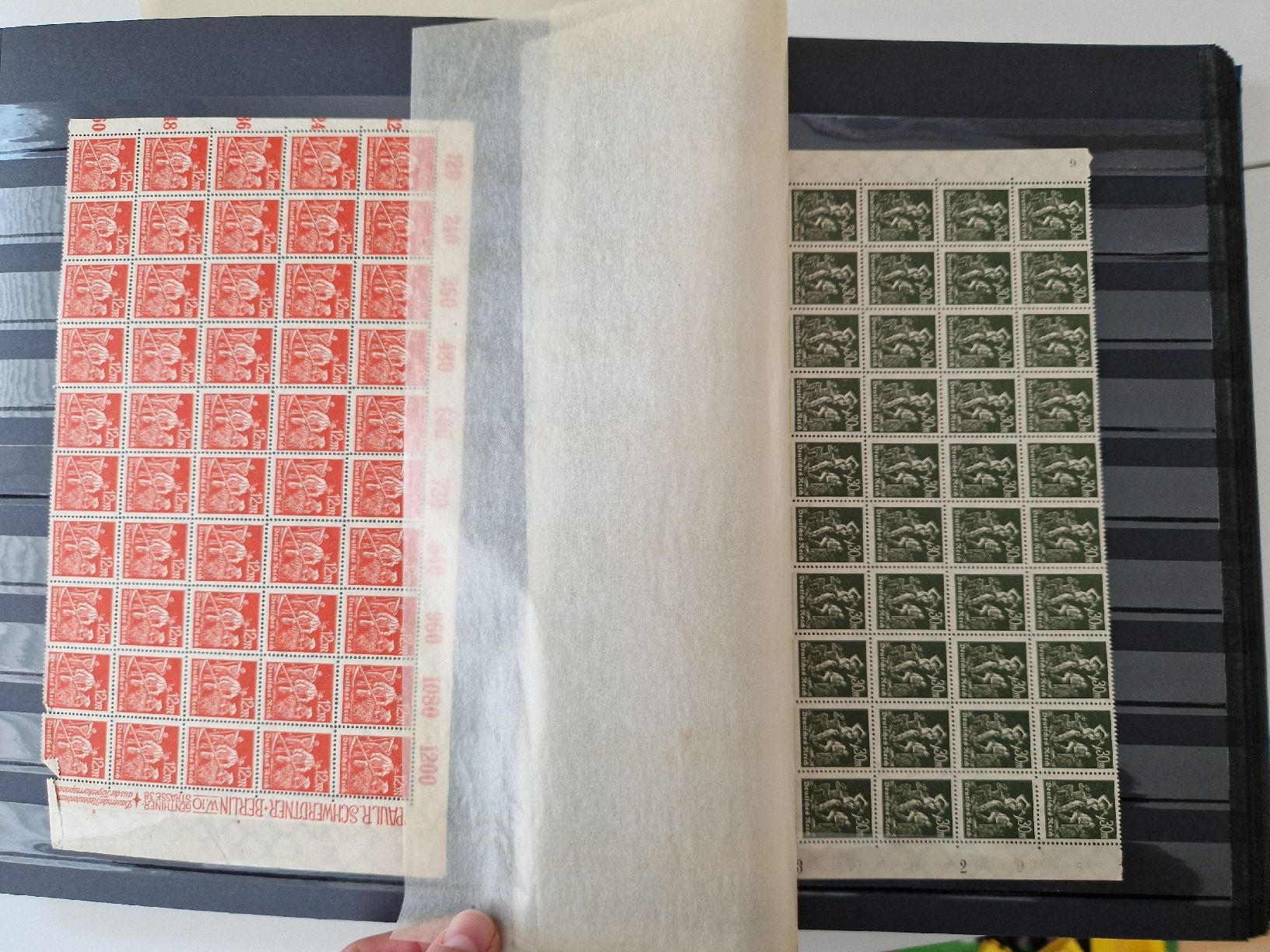 Tutti i francobolli: Deutsches Reich Album Dienst Block Bogen postfrisch – Nuovo (secondo la descrizione) da St. Gallen venduto da Enrico_SG 1