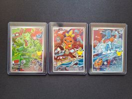 Pokémon trio premiers partenaires série 3 - FR (055/056/057)