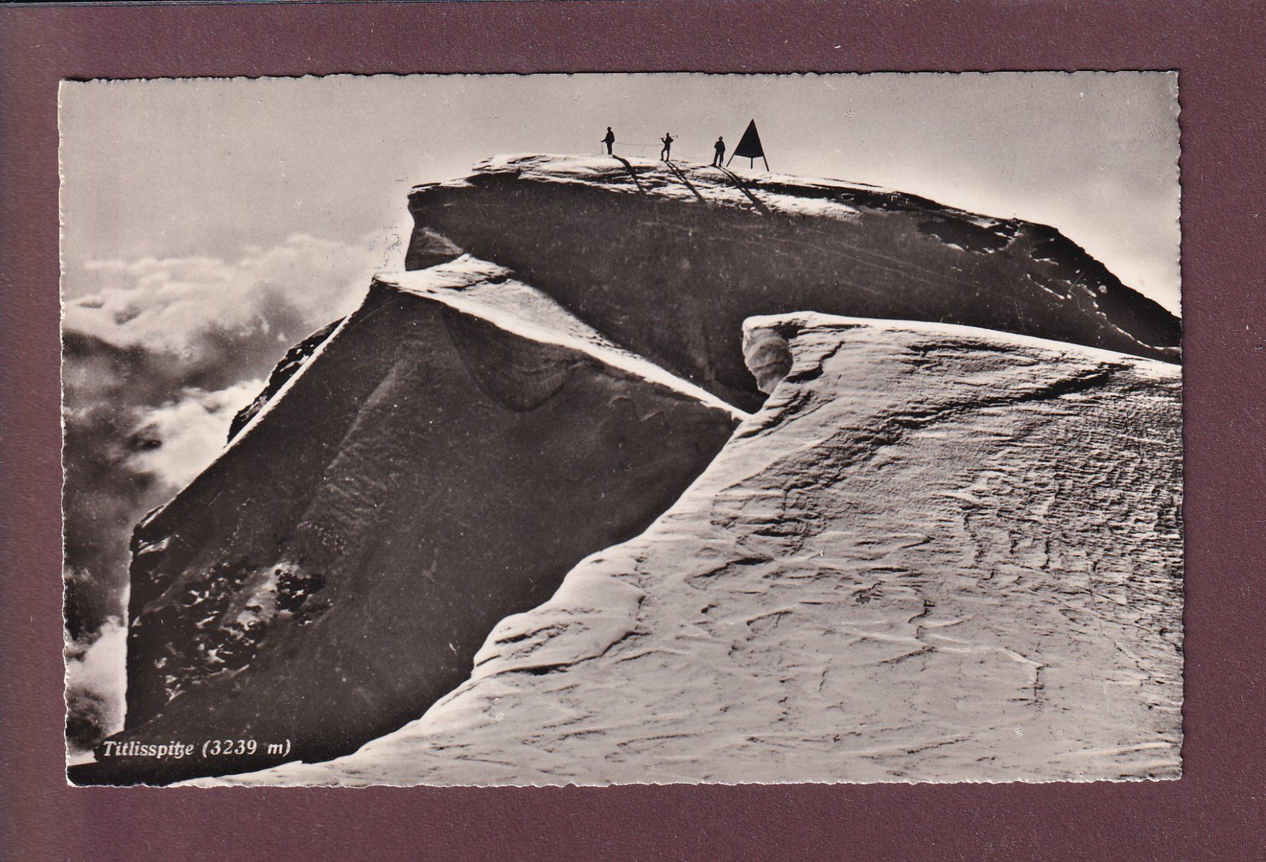 Ansichtskarten: TITLIS-SPITZE - 1948 Bahnstempel – Gebraucht aus Pully von nicecards