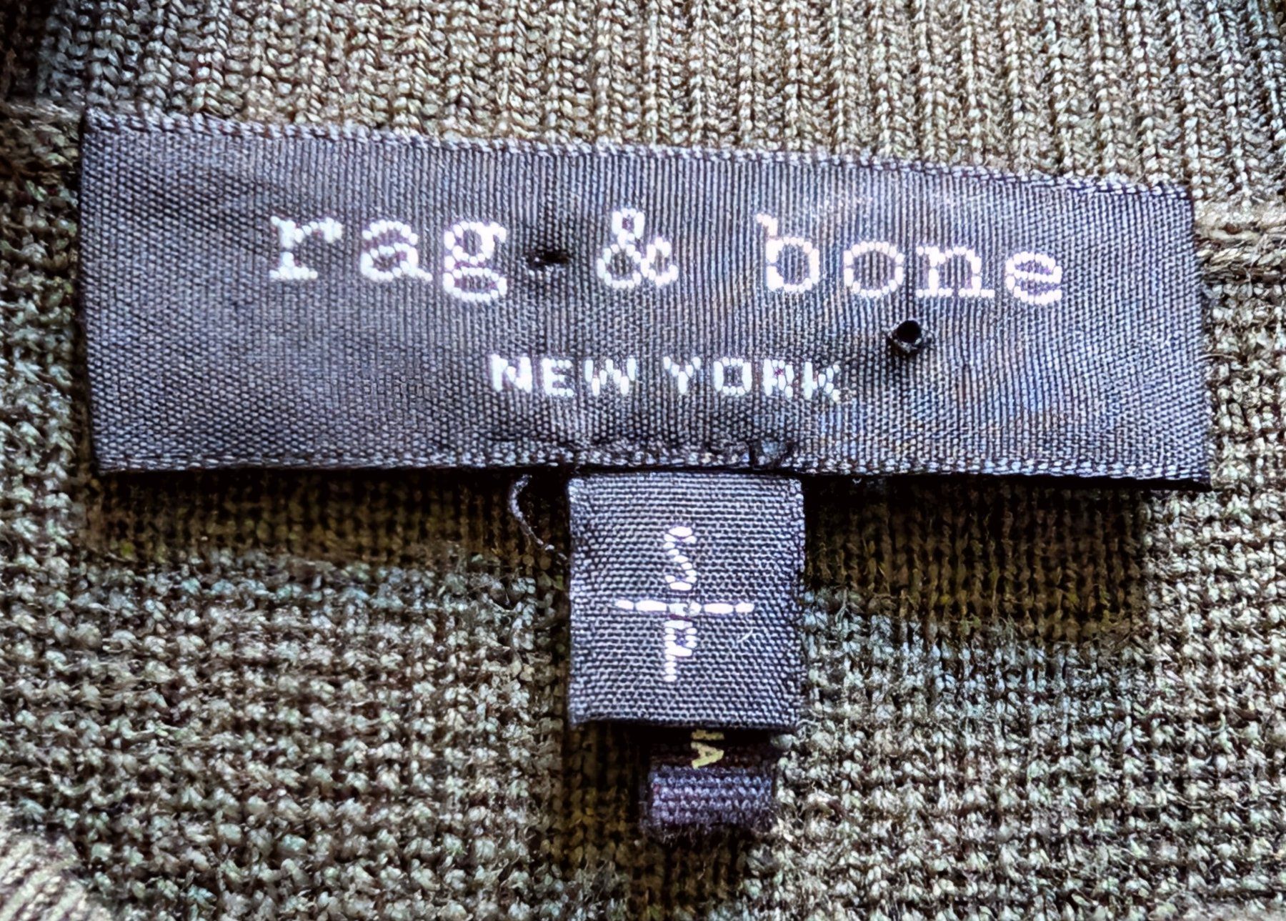 Vestiti: RAG & BONE : Robe raffinée, minimalisme chic, noir-kaki, S-M – Nuovo (secondo la descrizione) da Petit-Lancy venduto da lilycerise 4