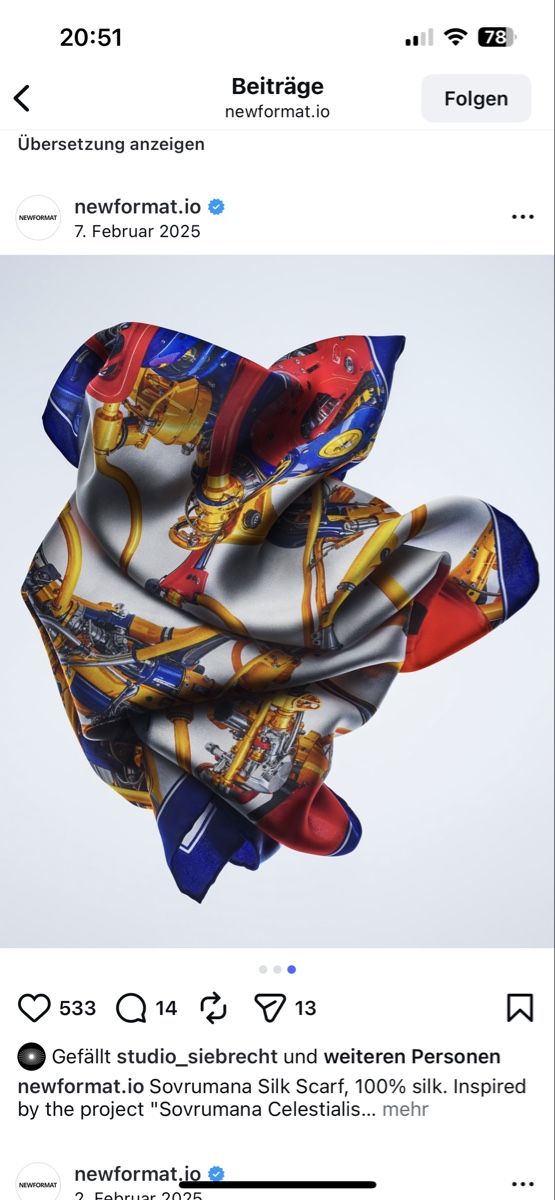 Foulard & Sciarpe: Seide Foulard – Nuovo e nell'imballaggio originale da Zürich venduto da paze21 2